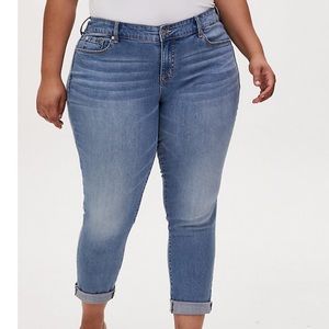 Torrid BOYFRIEND STRAIGHT JEAN - VINTAGE STRETCH